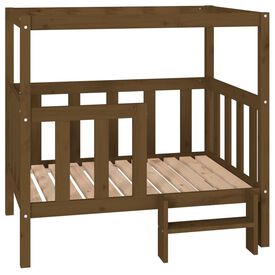 VidaXL Estructura cama elevada de madera marrón para perros