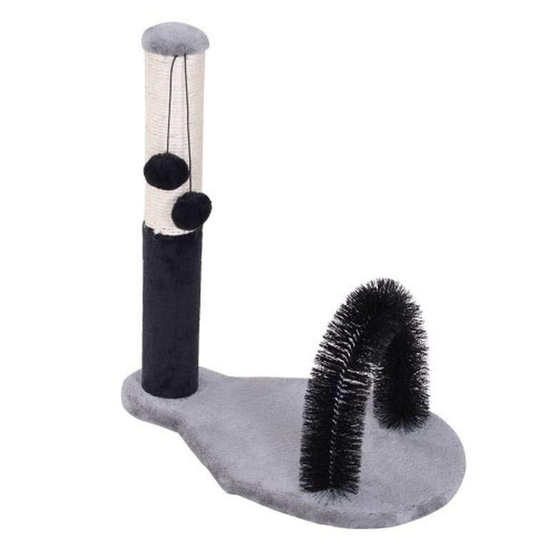 Columna de arañazos PawHut para gato color Blanco/Gris, , large image number null