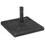 Outsunny Base de Sombrilla de Resina 19 kg Soporte para Parasol Pie de Parasol para Mástil de Ø32/38/48 mm para Jardín Terraza Patio 51x51x32 cm Negro, , large indicador imagen numero 1