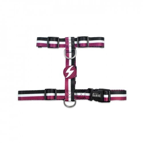 Dashi stripes arn&eacute;s p&uacute;rpura y negro para perros, , large Imagen numero 1