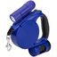 Correa extensible para mascotas color azul con dispensador de bolsas, , large indicador imagen numero 1