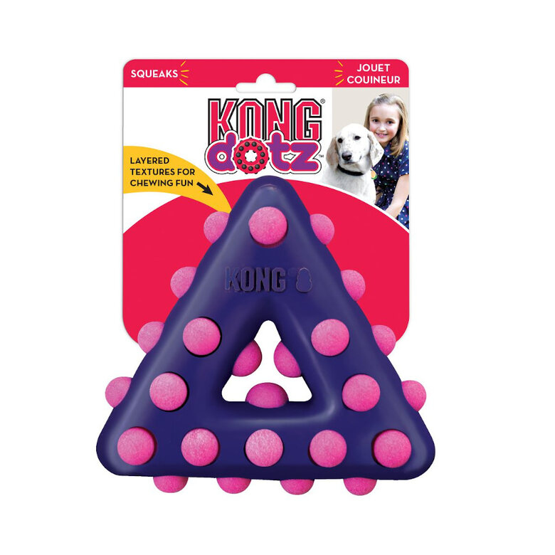 Kong Dotz Triangle Mordedor para perros, , large image number null
