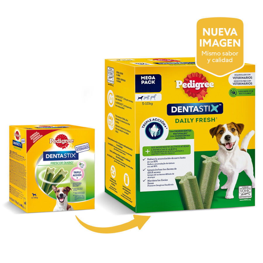 Pedigree Dentastix Fresh Snacks Dentales para Perros Pequeños thumbnail