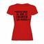 Camiseta mujer "Busco chico al que le encanten los perros" color Rojo, , large indicador imagen numero 1