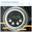 PawHut Alimentador Automático para Gatos y Perros Comedero Automático para Mascotas con Temporizador Pantalla LED Digital 6 Cuencos 128 ml y 4 Comidas al Día Ø30,5x7,2 cm Blanco, , large indicador imagen numero 4