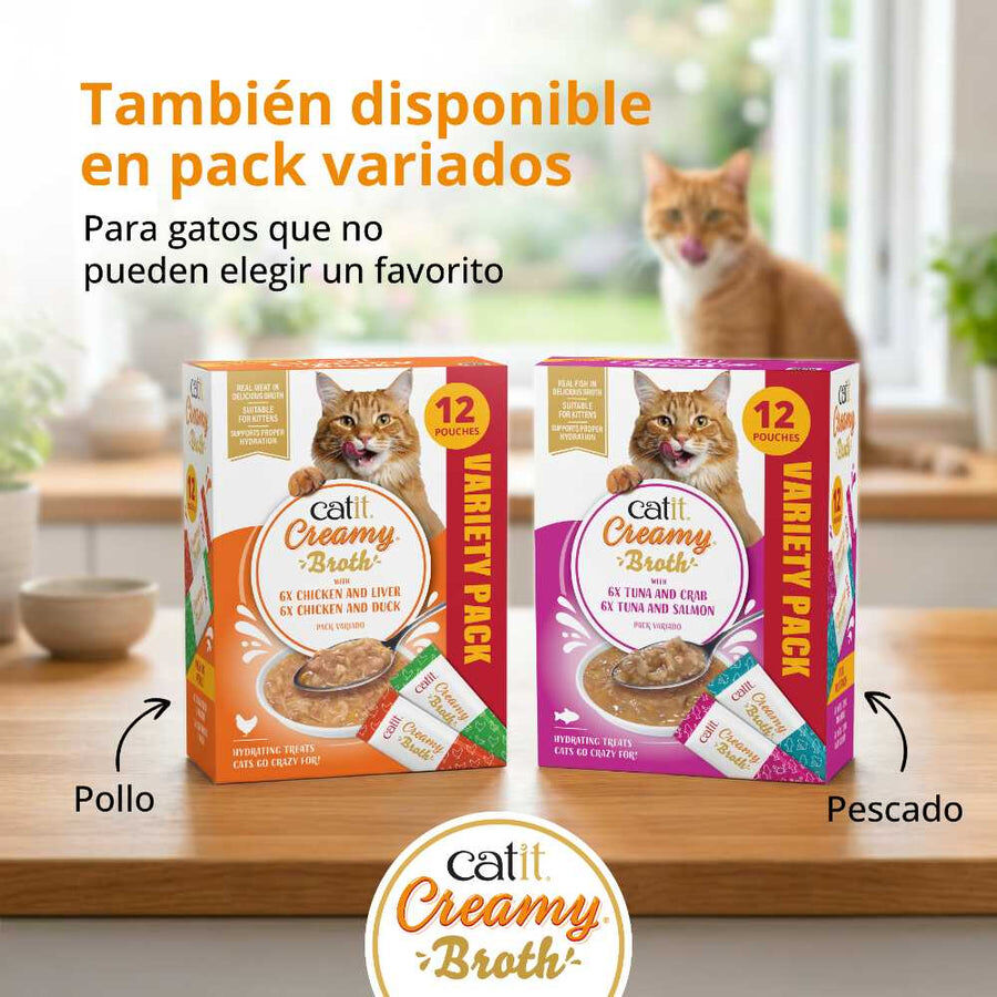Catit Creamy Broth Pollo, , large Imagen numero 4