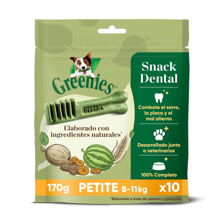 Greenies Petite Snacks Dentales Naturales para perros pequeños thumbnail