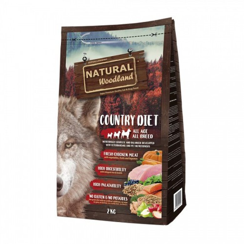 Pienso para perros Country Diet sabor pollo, , large image number null