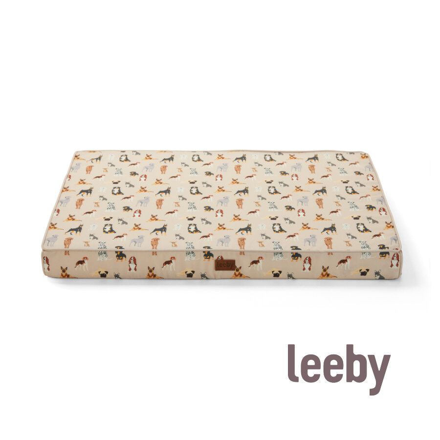 Leeby colch&oacute;n viscoel&aacute;stico estampado perros para perros, , large Imagen numero 2