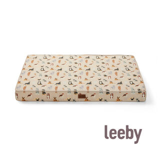 Leeby colchón viscoelástico estampado perros para perros