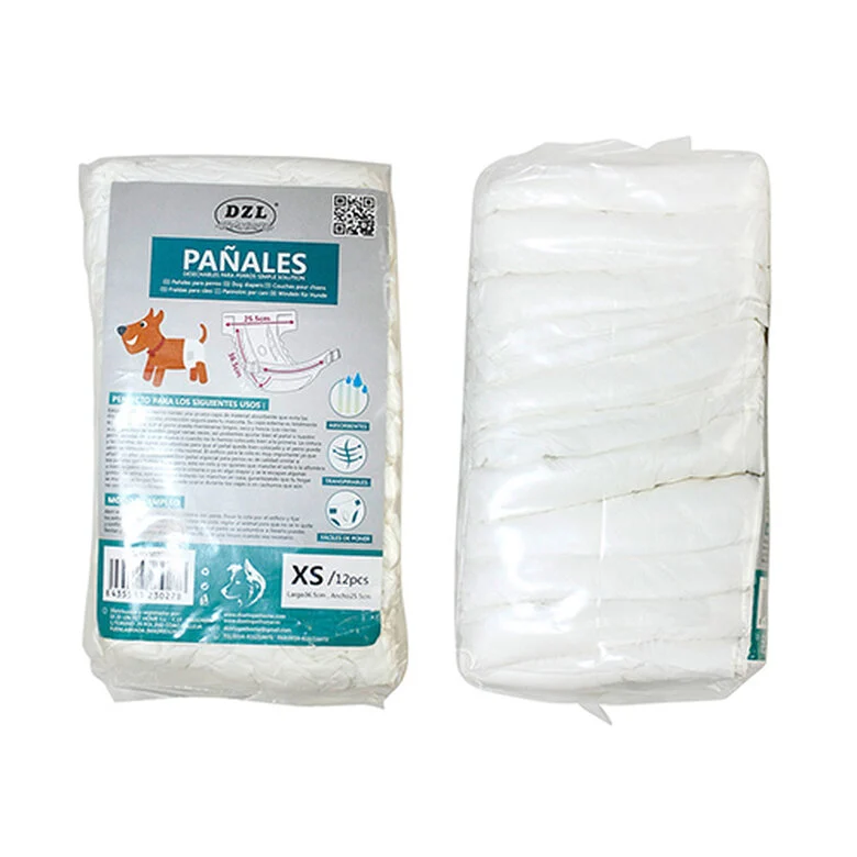 PACK DE 12PCS PAÑALES PARA PERRO