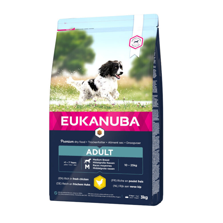 Eukanuba Adult Medium Pollo pienso para perros , , large image number null