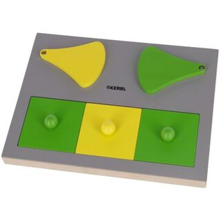 Juguete de inteligencia Cake para perros color Gris y Verde