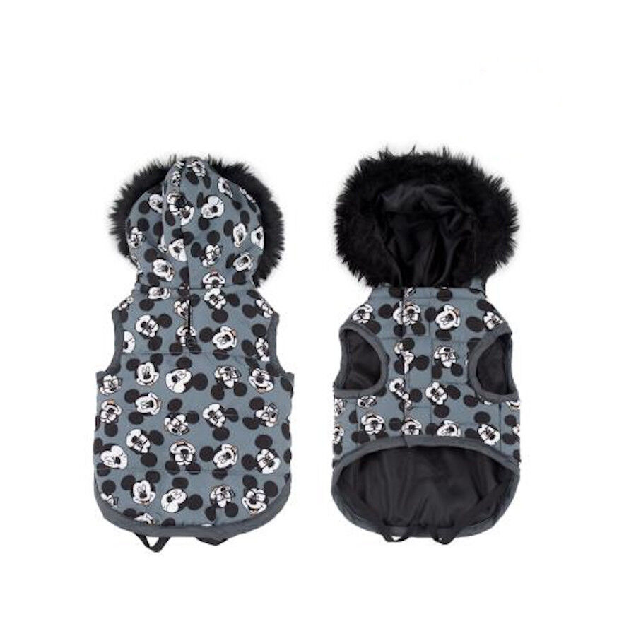 Disney Mickey Mouse Abrigo Gris con Estampado para perros