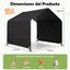 COSTWAY Tienda de campa&ntilde;a para Perros, Sombras para Perros para Exterior (126 x 118 x 108 cm), , large indicador imagen numero 5