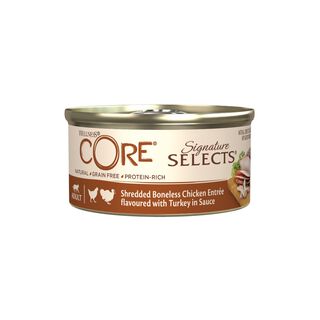 Wellness Core Shredded pollo y pavo lata para gatos