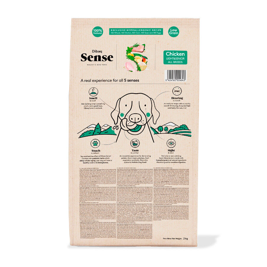 12 kg Dibaq Sense Low Grain Light & Senior Pollo Pienso para perros, , large Imagen numero 7