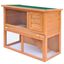 Conejera de exterior con puerta para conejos color Madera, , large indicador imagen numero 1