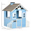 Outsunny Casita para mascota Exterior Azul, , large indicador imagen numero 3