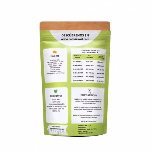 Pienso para gatos sin cereales Cookieswil huevo y pollo, , large Imagen numero 3