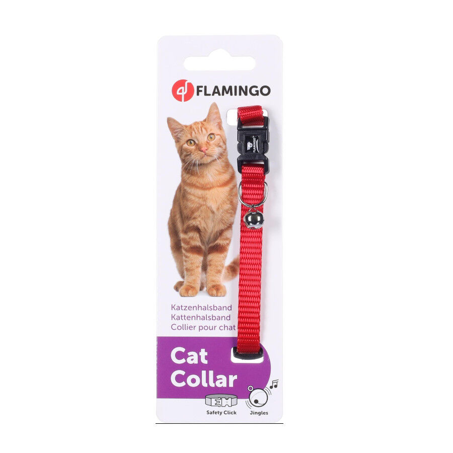 Flamingo Collar Ziggi Rojo para gatos, , large Imagen numero 3