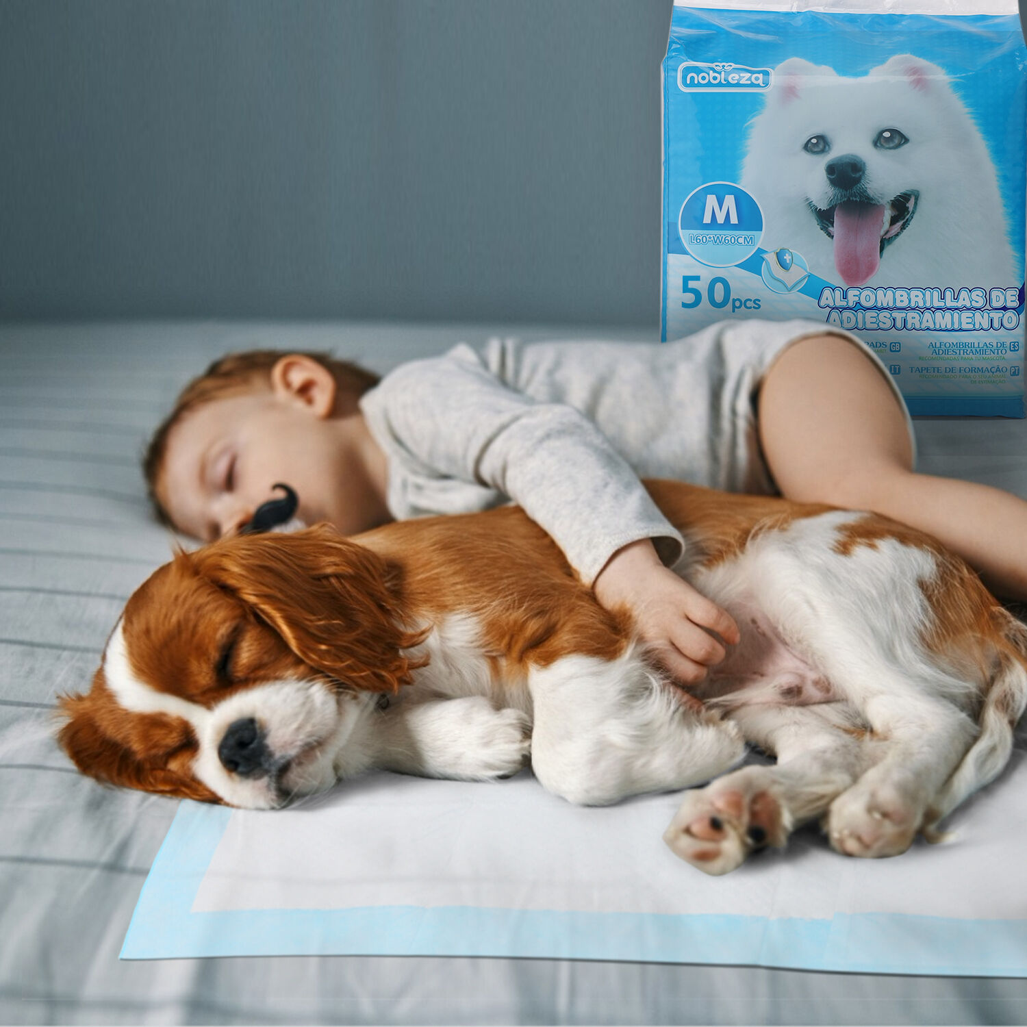 Nobleza Empapadores alfombrilla super absorbente para perros thumbnail