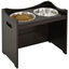 PawHut Comedor para Mascotas Café Oscuro, , large indicador imagen numero 1