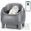 Nobleza Arenero Autolimpiable Abierto para Gatos de 1-15kg &ndash; Control por App, Dep&oacute;sito 11L (15 d&iacute;as), Sensores de Seguridad, Incluye 3 Rollos de Bolsas + 5 Pastillas Desodorantes &ndash; Gris, , large indicador imagen numero 1
