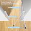 Nobleza - Barrera de Seguridad para Niños con Sistema de Cierre Automático, Sin Necesidad de Taladrar, Barrera de presión para bebés y perros para escaleras y puertas, Apertura de 75-82 cm, Blanco, , large indicador imagen numero 3