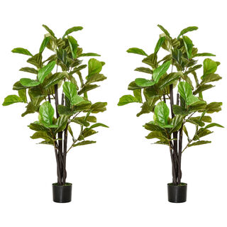 HOMCOM Ficus Artificial para jardín