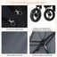 COSTWAY Cochecito Plegable para Perros, Carrito para Perros Peque&ntilde;os con Ruedas Todoterreno, Freno, Capota Ajustable, Cesta, Coj&iacute;n, Correa de Seguridad, Bolsa de Transporte Mascota, Hasta 25kg (Gris), , large indicador imagen numero 4