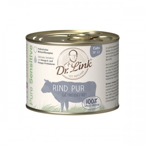 Dr. Link Pure Sensitive Rind Pur Ternera Lata para gatos, , large Imagen numero 1