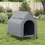 vidaXL Casa para perros tela Oxford y acero gris antracita, , large indicador imagen numero 6