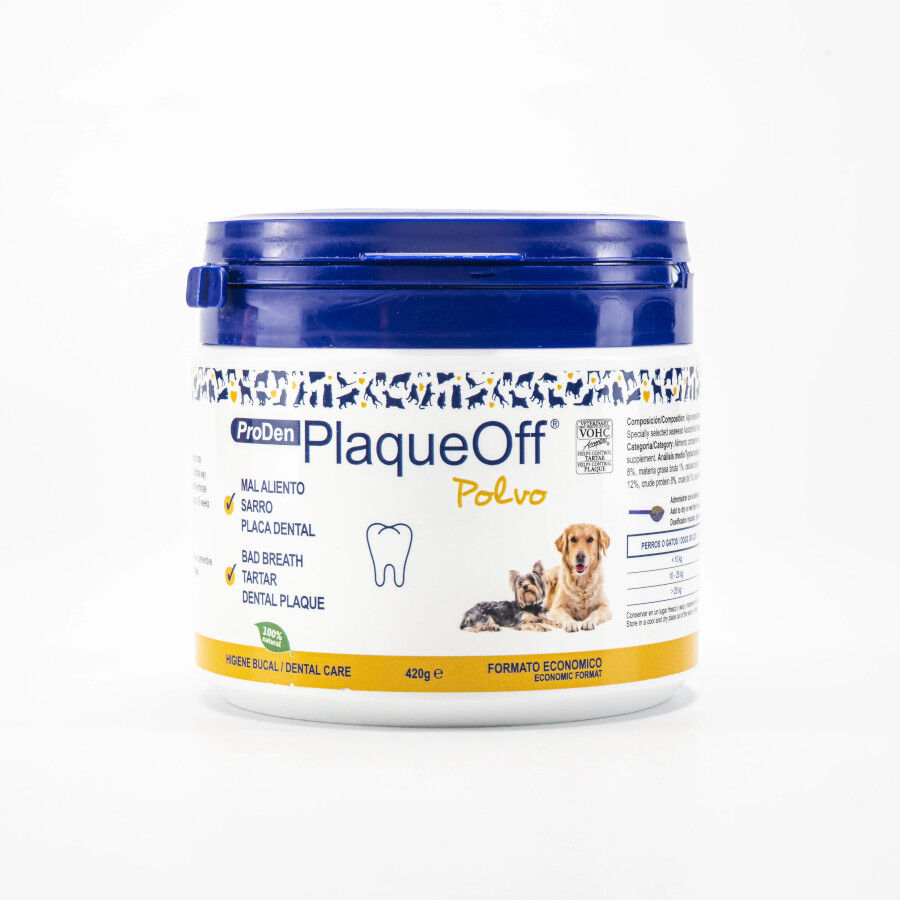 60 g PlaqueOff Polvo Antisarro para higiene bucal de perros y gatos, , large Imagen numero 2