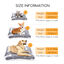 Nobleza Colchonetas para Camas para Perros, Mascotas Lavables a Mano y Lavables a M&aacute;quina Manta para Perros, Mantas C&aacute;lidas De para Gatos y Perros para Camas De Perros, Sof&aacute;s 55 &times; 42 cm, , large indicador imagen numero 3
