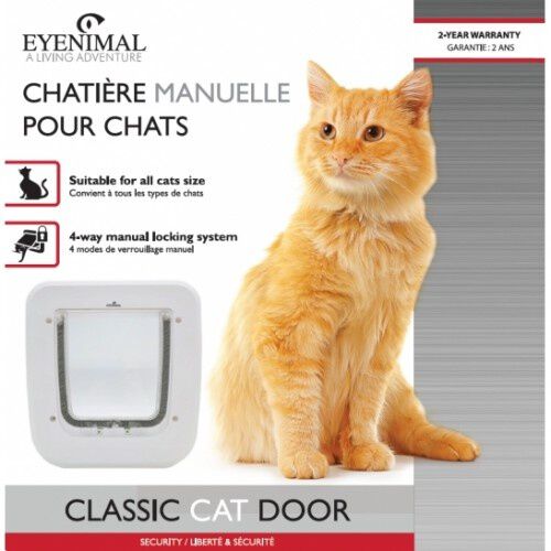 Puerta gatera para gatos color Blanco thumbnail
