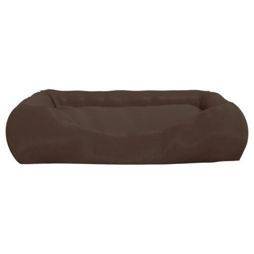 Vidaxl cama rectangular acolchada marr&oacute;n para mascotas, , large Imagen numero 9