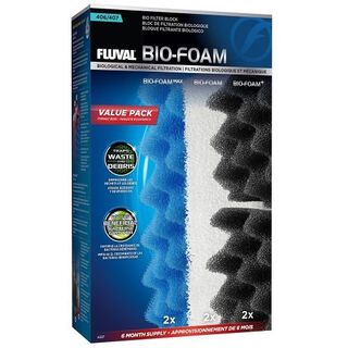 Filtro Fluval Bio-Foam pack de 6 meses modelo 407