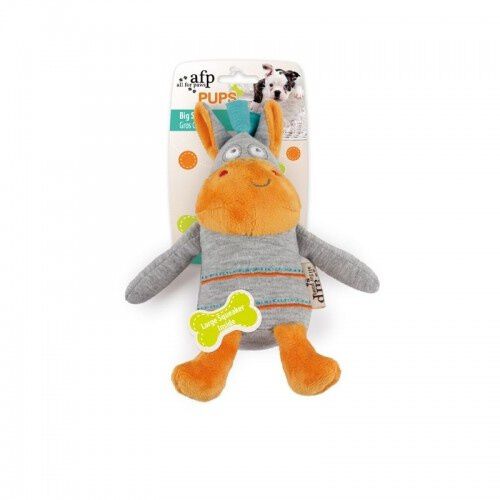 All for paws pups grand squeaker naranja y gris para perros, , large Imagen numero 1