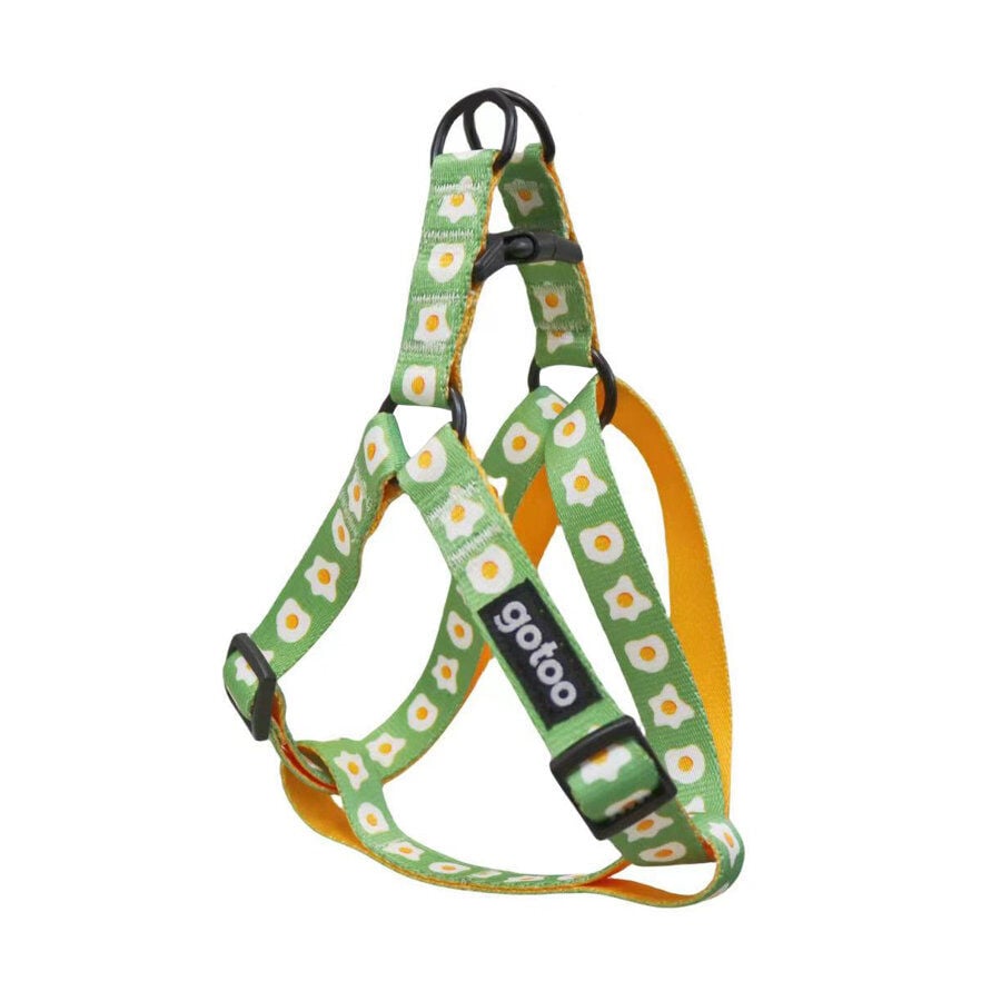 Gotoo  Arnés estampado verde para perro