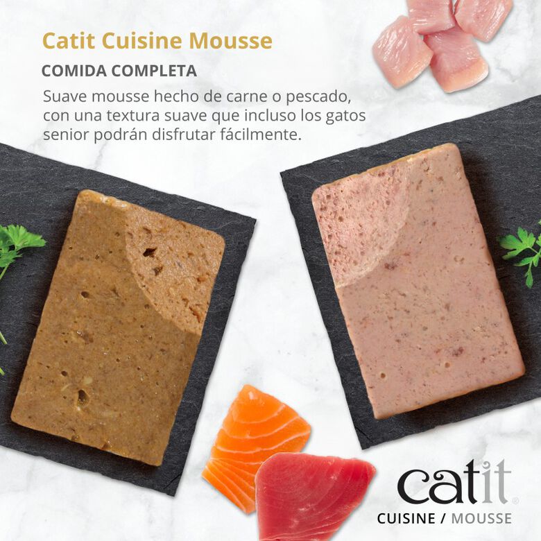 Catit Cuisine Mousse Pollo con Jamón para gatos thumbnail