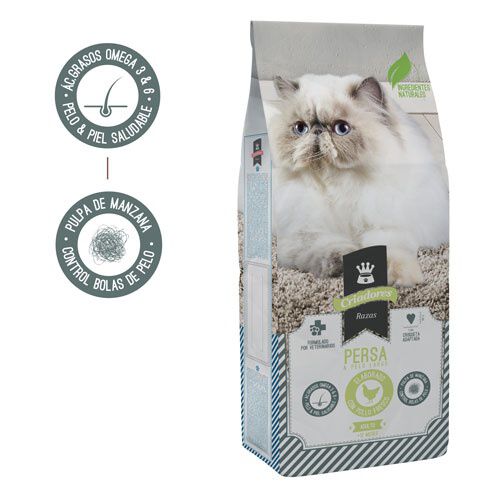 Criadores comida Pelo Largo para gatos Imagen numero 1