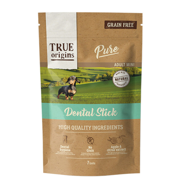 True Origins Mini Adult Pure Snacks Dentales para perros, , large image number null