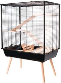 Zolux Cage Neo Cosy Rongador grande negro para roedores 