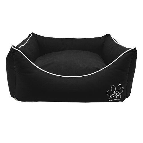 Confort pet cuna florida impermeable negra para mascotas, , large Imagen numero 1