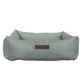 Ladran Gaucho Cama verde impermeable Vichy para perros
