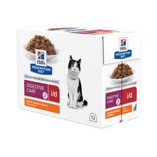 Hill's Prescription Diet Digestive Care i/d Pollo en salsa sobre para gatos Multipack