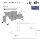 Vipalia cubre sofá rombos gris oscuro para mascotas, , large image number null