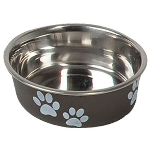 Flamingo negro con huellas comedero perros y gatos Imagen numero 1