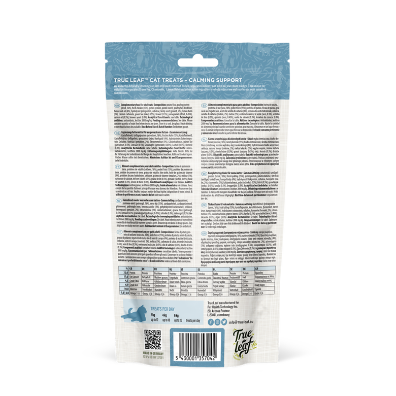 Snack Hemp Calming para gatos sabor Pollo, , large image number null